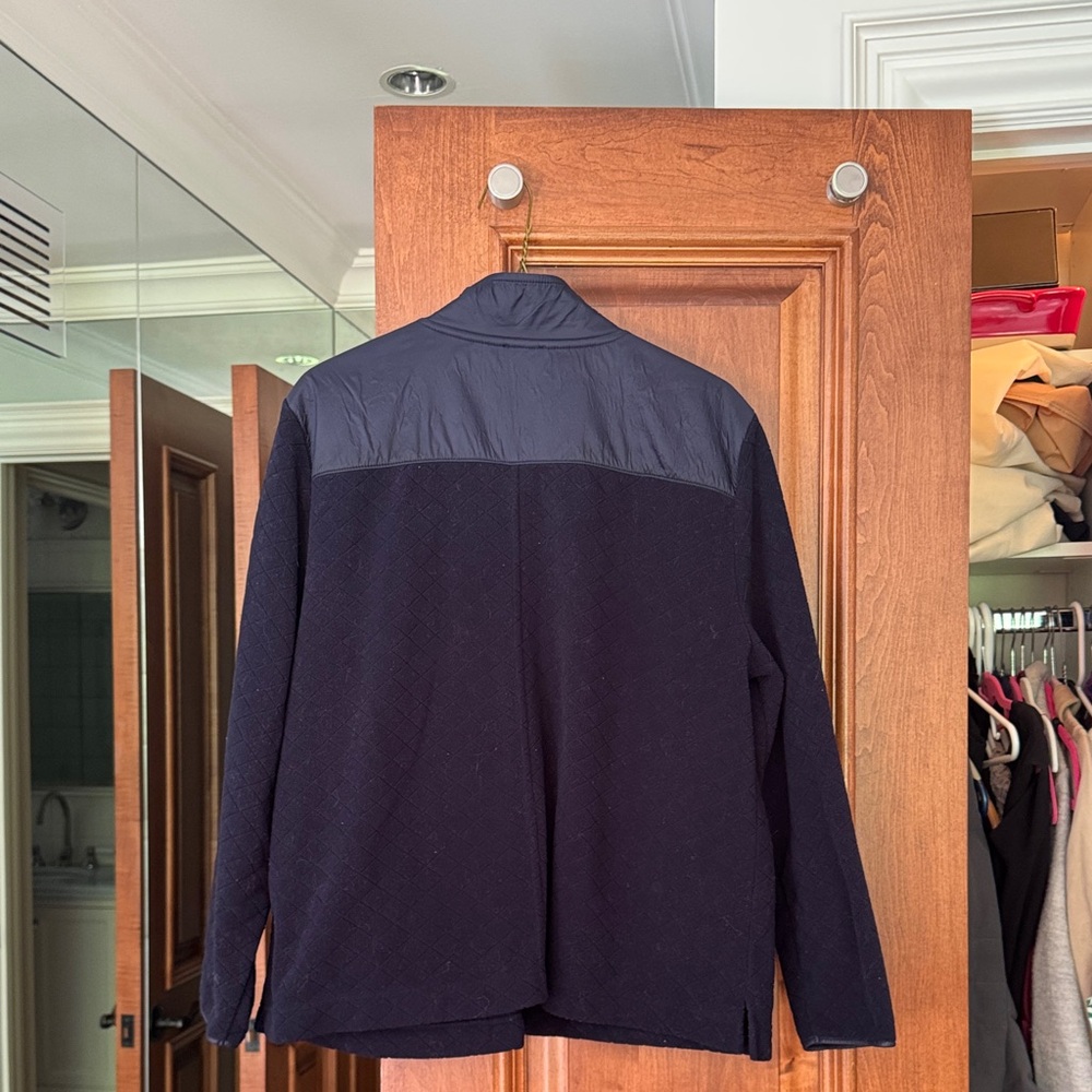 Talbots Navy Quilted Jacket - Picture 2 of 4